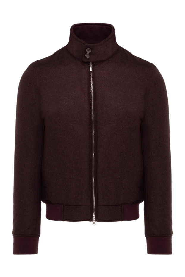 Monteverdi burgundy wool and cashmere jacket for men 142889 - photo 1