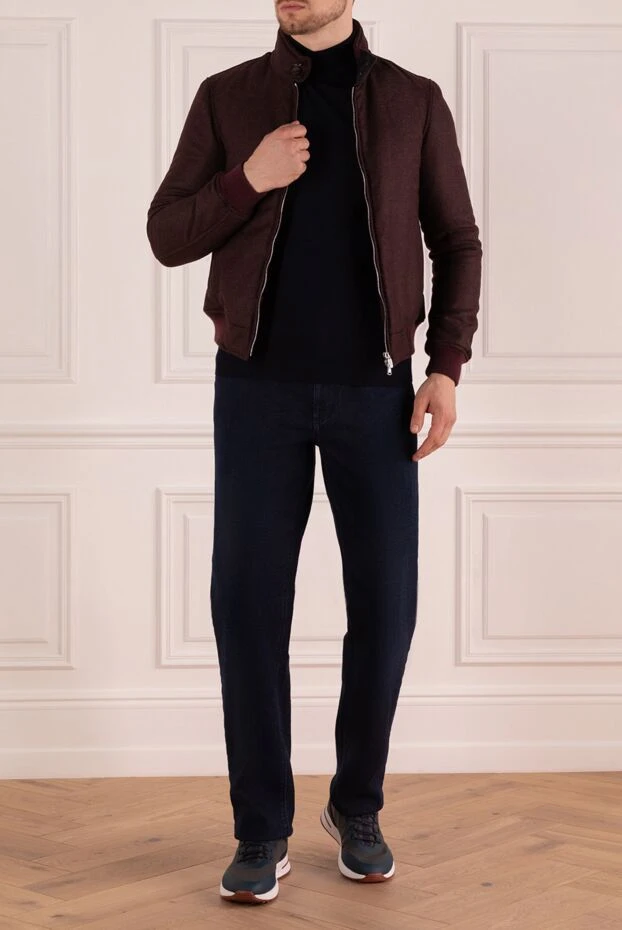 Monteverdi man wool and cashmere jacket burgundy for men buy with prices and photos 142889 - photo 2