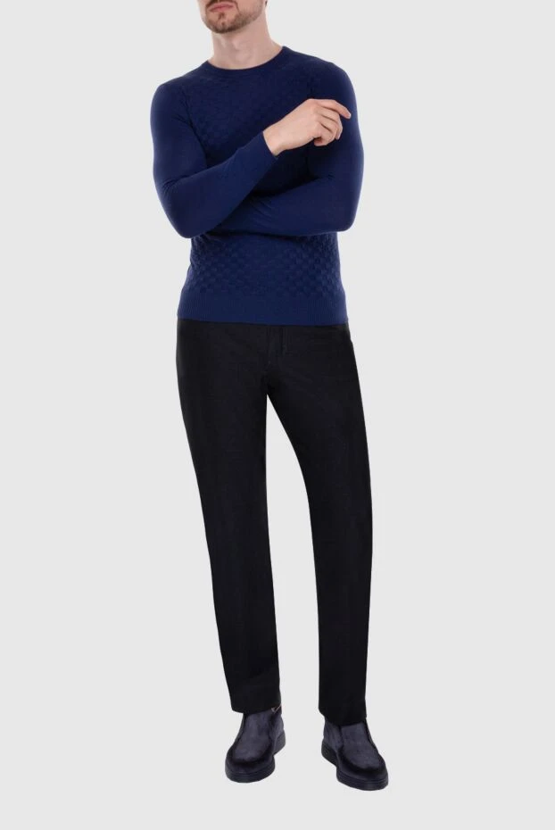 Tombolini man wool jumper blue for men buy with prices and photos 142929 - photo 2