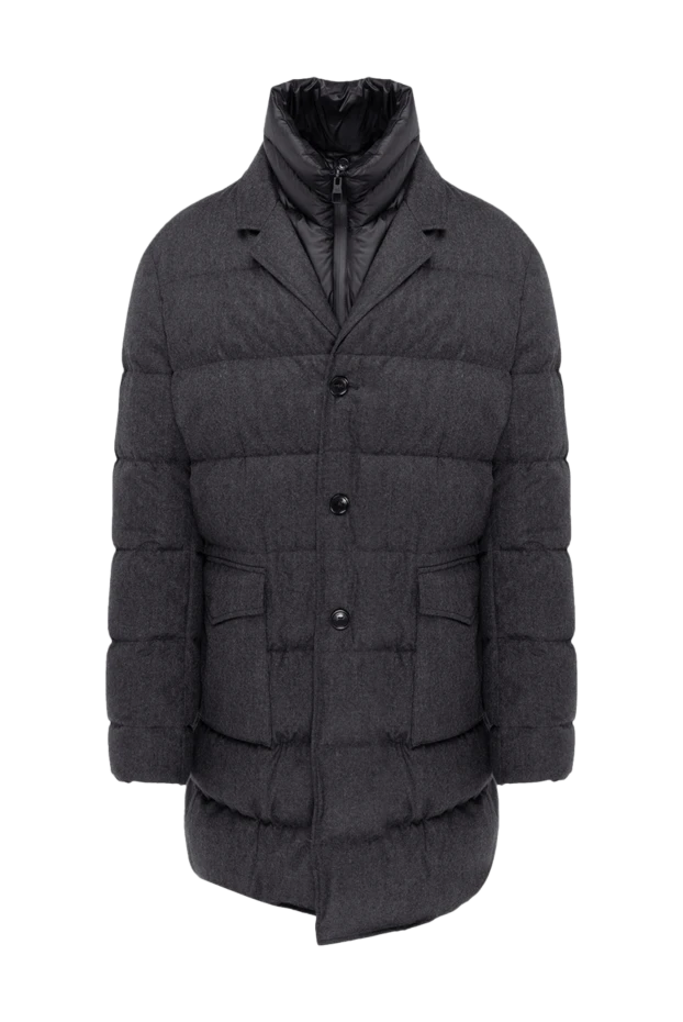 Montecore man down jacket men's gray wool 142955 - photo 1