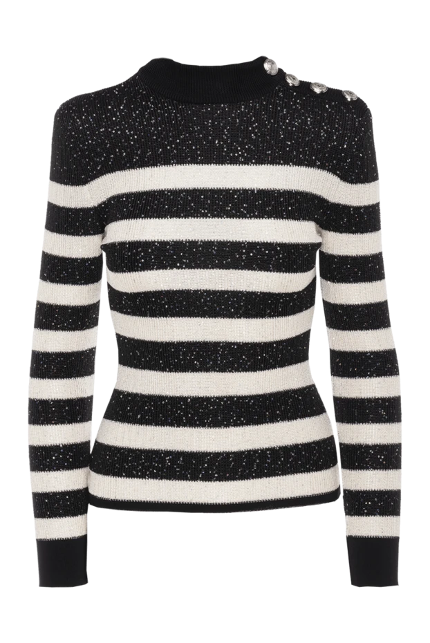 Balmain woman black viscose and polyester jumper for women buy with prices and photos 142965 - photo 1