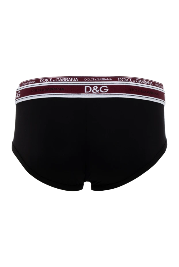 Dolce & Gabbana man black men's briefs made of cotton and elastane buy with prices and photos 143059 - photo 2