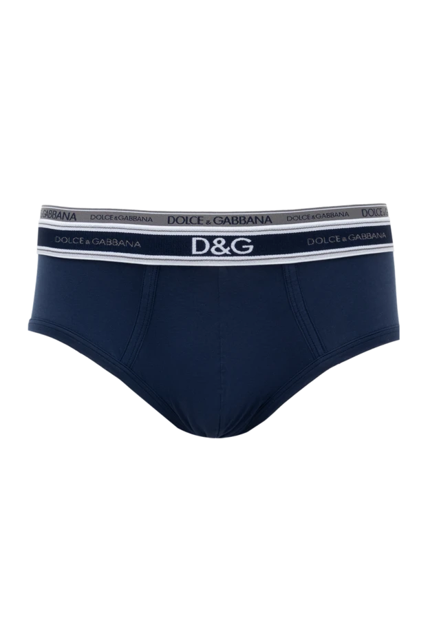 Dolce & Gabbana man briefs made of cotton and elastane, blue for men buy with prices and photos 143061 - photo 1