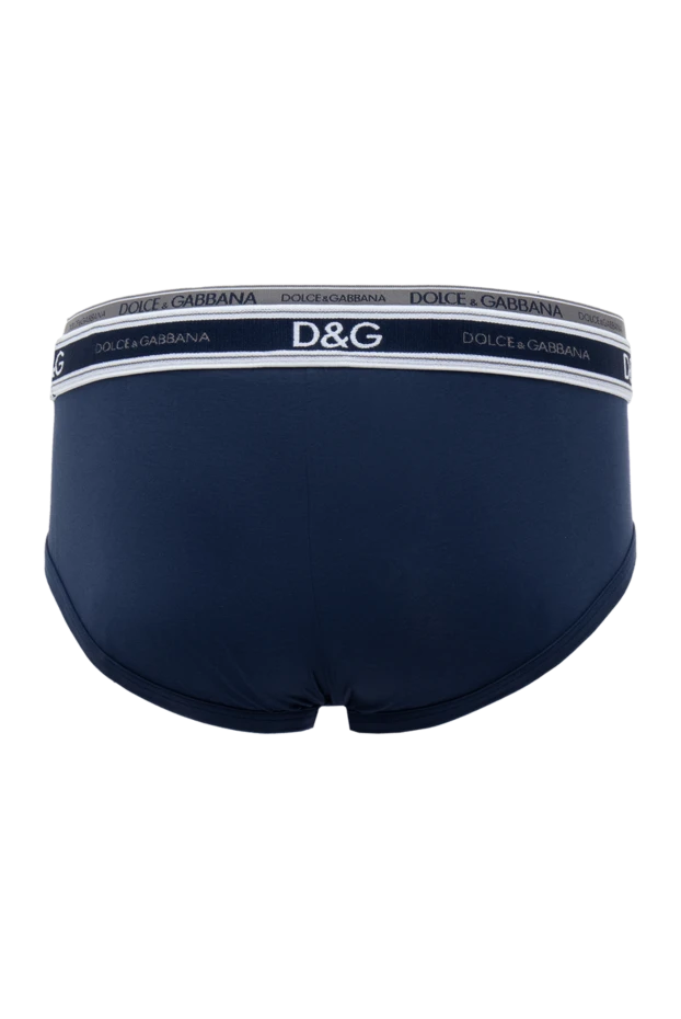 Dolce & Gabbana man briefs made of cotton and elastane, blue for men buy with prices and photos 143061 - photo 2