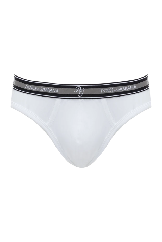 Dolce & Gabbana man white men's briefs made of cotton and elastane buy with prices and photos 143062 - photo 1