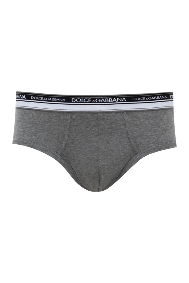 Dolce & Gabbana man men's gray cotton briefs buy with prices and photos 143067 - photo 1