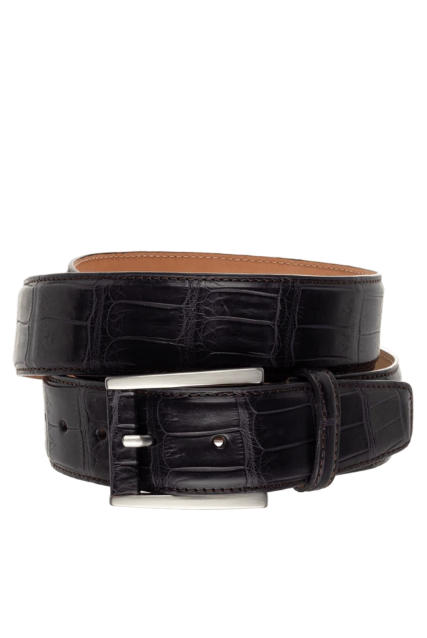 Cesare di Napoli man purple crocodile leather belt for men buy with prices and photos 143085 - photo 1