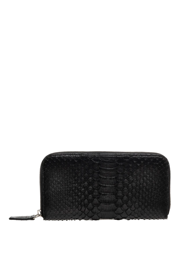 Cesare di Napoli man black men's python leather clutch buy with prices and photos 143094 - photo 1