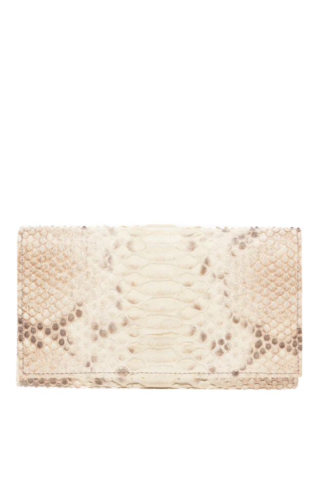 Cesare di Napoli woman beige leather wallet for women buy with prices and photos 143098 - photo 1