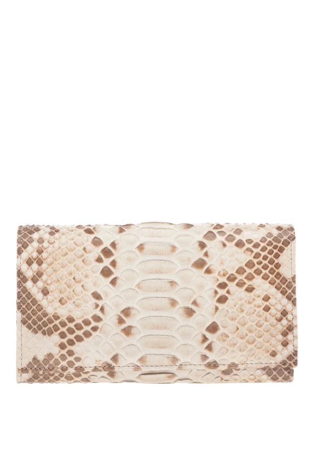 Cesare di Napoli woman beige leather wallet for women buy with prices and photos 143099 - photo 1