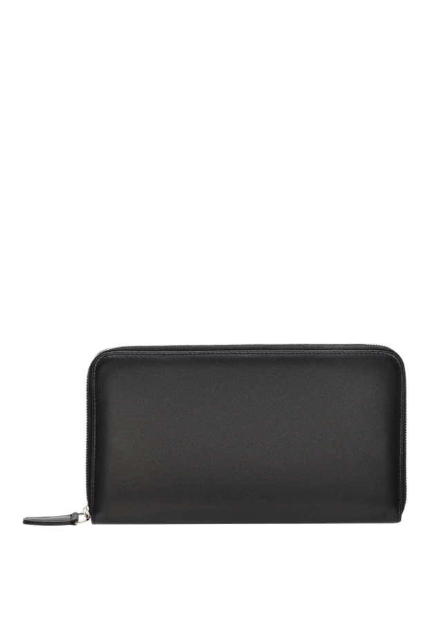 Cesare di Napoli man black men's clutch bag made of genuine leather buy with prices and photos 143117 - photo 1