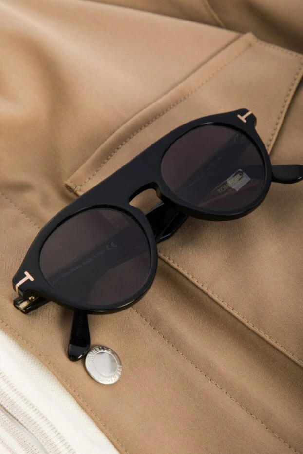 Tom Ford очки в винтажном стиле с толстой рамкой и круглыми формами 143151 - фото 2