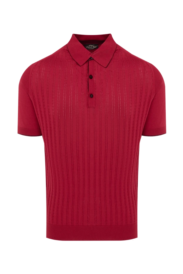 Cesare di Napoli man cotton polo red for men buy with prices and photos 143296 - photo 1