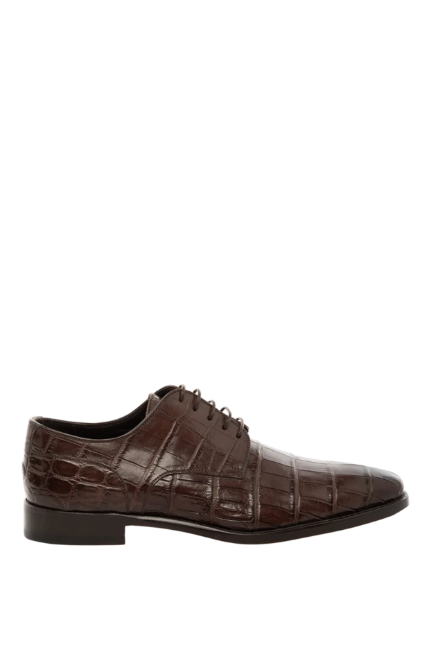 Dami man brown crocodile leather men's shoes 143334 - photo 1