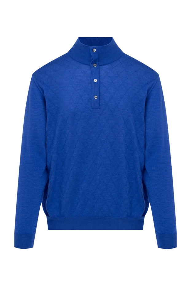 LB man cashmere and silk troyer blue for men buy with prices and photos 143338 - photo 1