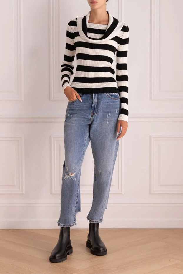 One Teaspoon woman blue cotton jeans for women buy with prices and photos 143526 - photo 2