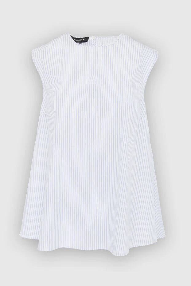 Rochas женские блуза из хлопка белая женская купить с ценами и фото 143548 - фото 1