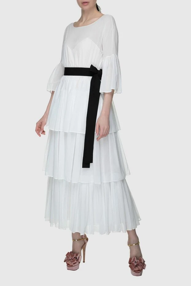 Rochas woman white cotton dress for women 143553 - photo 2