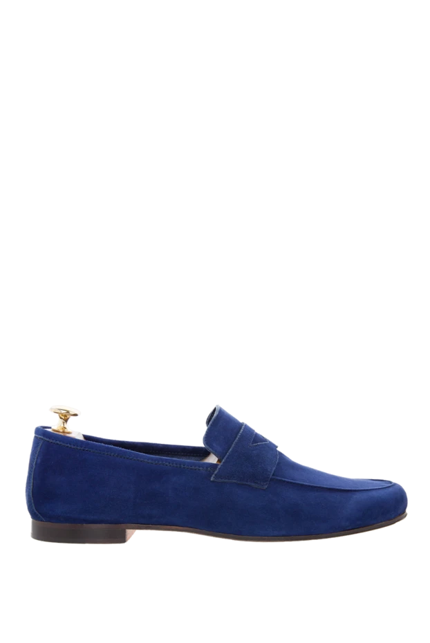 Andrea Ventura man blue suede loafers for men buy with prices and photos 143571 - photo 1