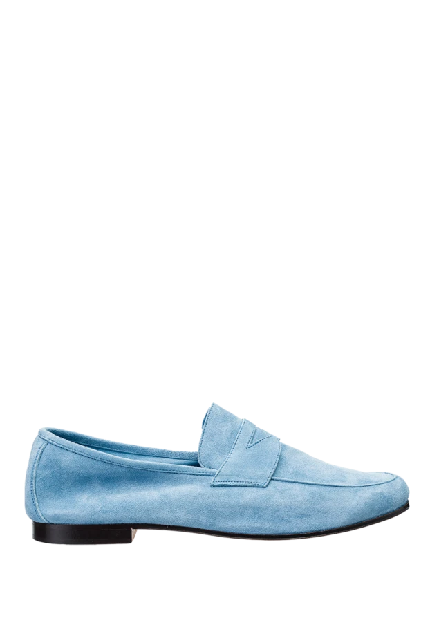Andrea Ventura man blue leather loafers for men buy with prices and photos 143583 - photo 1
