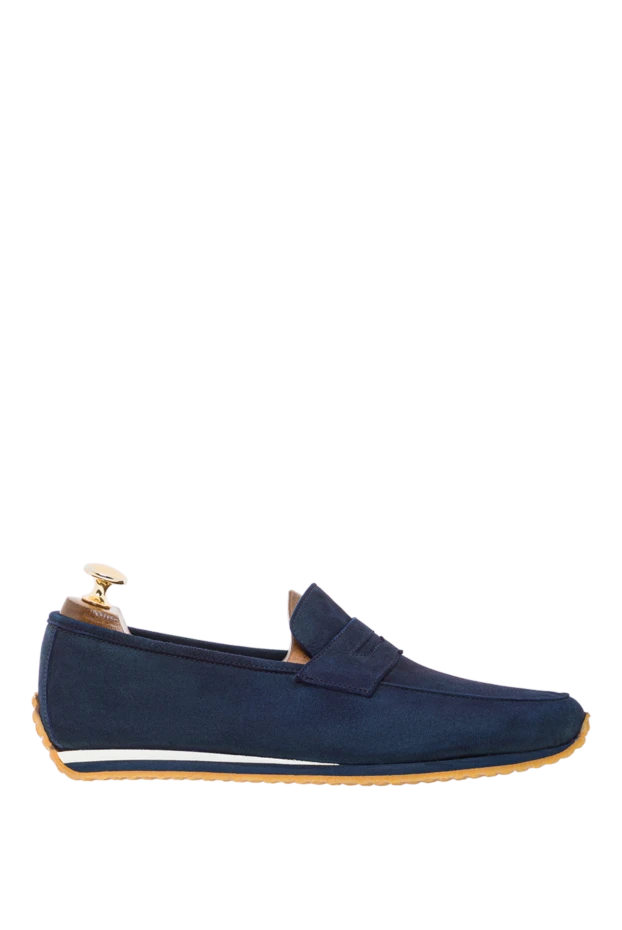 Andrea Ventura драйверы замшевые приглушенно-зеленые мужские 143604 - фото 1