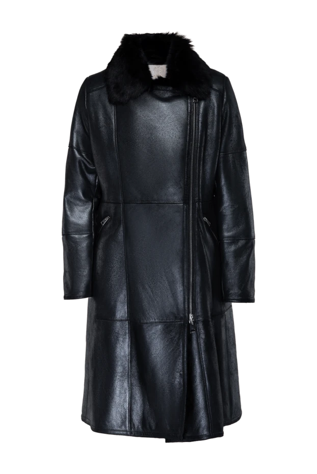 Gallotti woman sheepskin coat made of natural fur, black, for women buy with prices and photos 143620 - photo 1