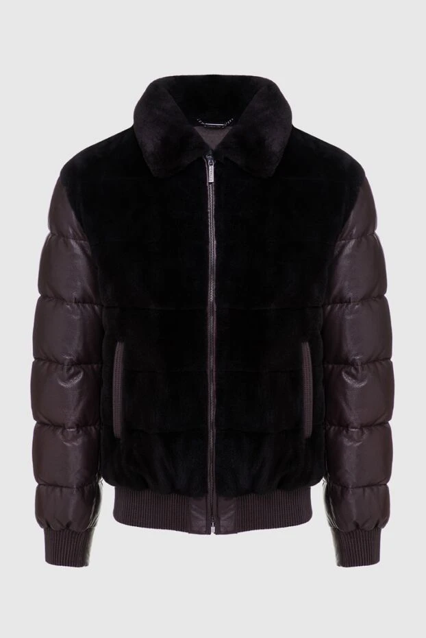 Gallotti мужские куртка кожаная коричневая мужская купить с ценами и фото 143625 - фото 1