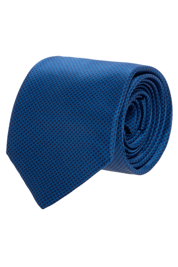 Italo Ferretti чоловічі краватка з шовку синя чоловіча купити фото з цінами 143634 - фото 1
