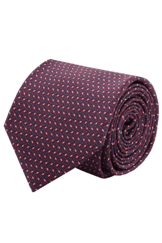 Italo Ferretti man men's burgundy silk tie buy with prices and photos 143646 - photo 1