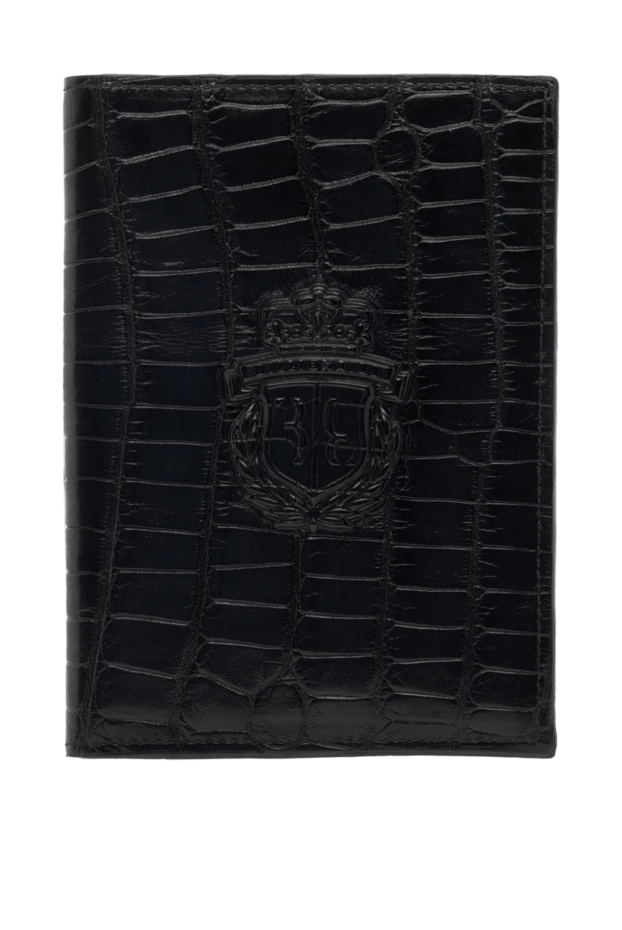 Billionaire man passport cover made of crocodile skin black for men 143648 - photo 1