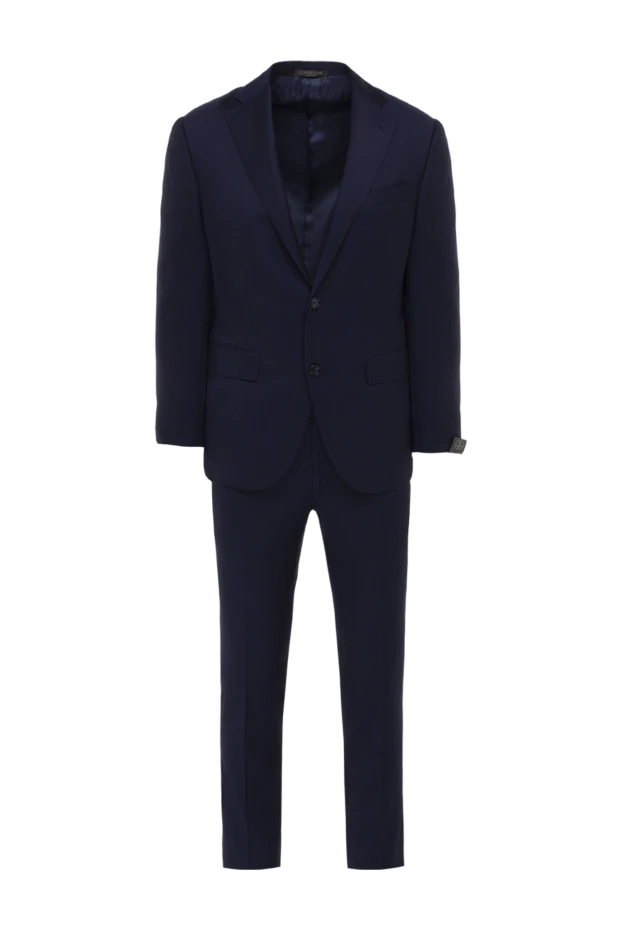 Corneliani чоловічі костюм чоловічий з вовни синій купити фото з цінами 143683 - фото 1