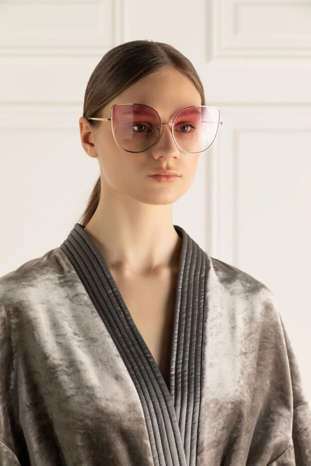 Matthew Williamson woman pink plastic and metal glasses for women buy with prices and photos 143705 - photo 2