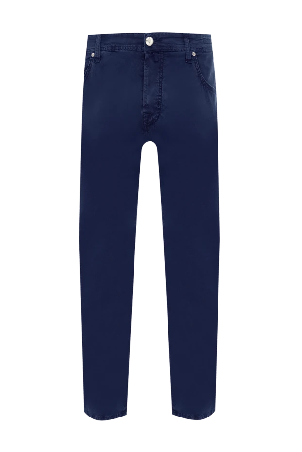 Jacob Cohen man blue cotton jeans for men buy with prices and photos 143766 - photo 1