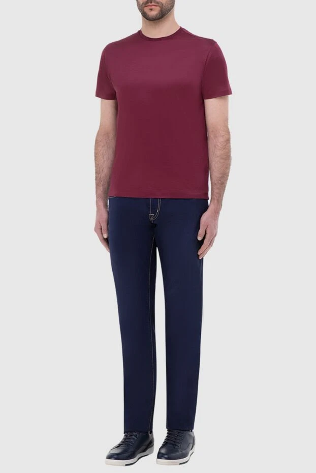 Tramarossa men's blue jeans made of cotton 196484 - photo 2