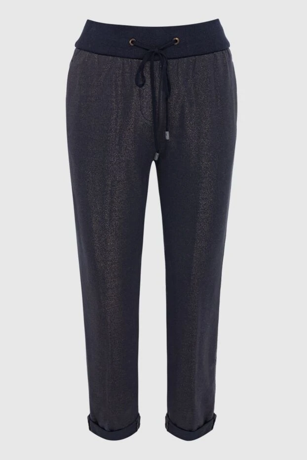 Peserico woman blue cotton and fiber trousers for women buy with prices and photos 143900 - photo 1