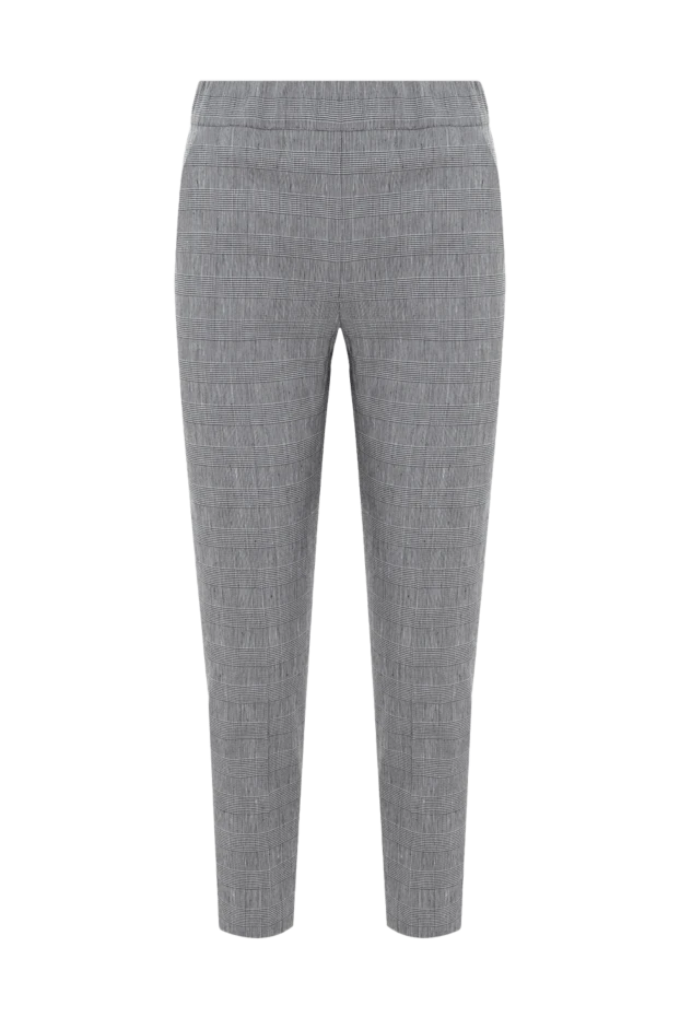 D.Exterior женские брюки из льна и полиамида серые женские купить с ценами и фото 143917 - фото 1