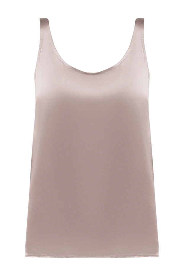 Max&Moi жіночі топ з шовку жіночий бежевий купити фото з цінами 143953 - фото 1