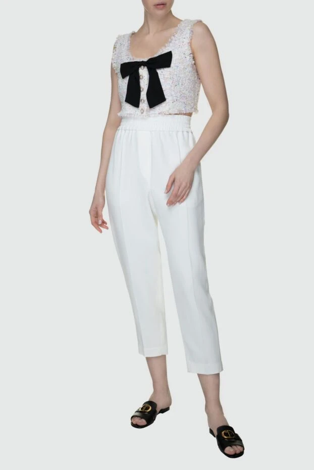 Edward Achour Paris woman women's white polyester top buy with prices and photos 143967 - photo 2