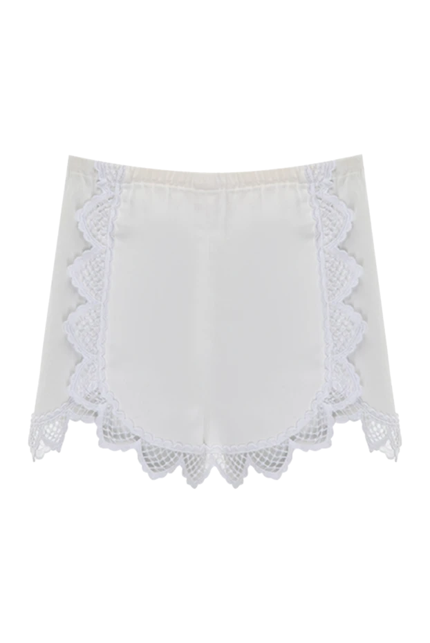 Giamba женские шорты из хлопка белые женские купить с ценами и фото 143999 - фото 1