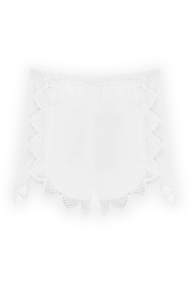 Giamba white cotton shorts for women 143999 - photo 1