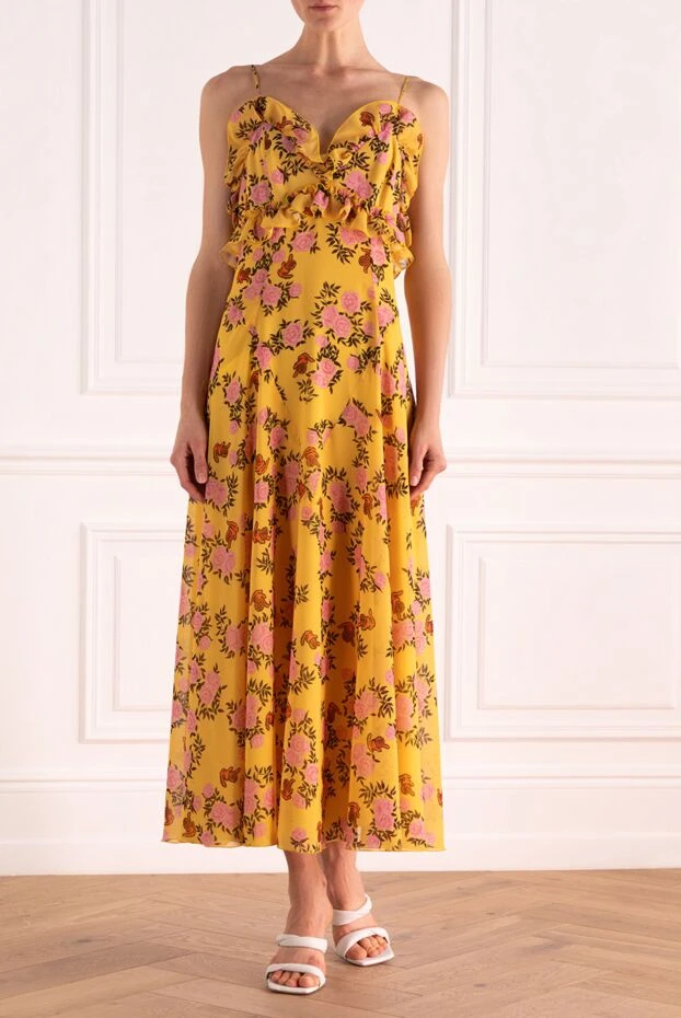 Giamba женские платье из полиэстера желтое женское купить с ценами и фото 144003 - фото 2
