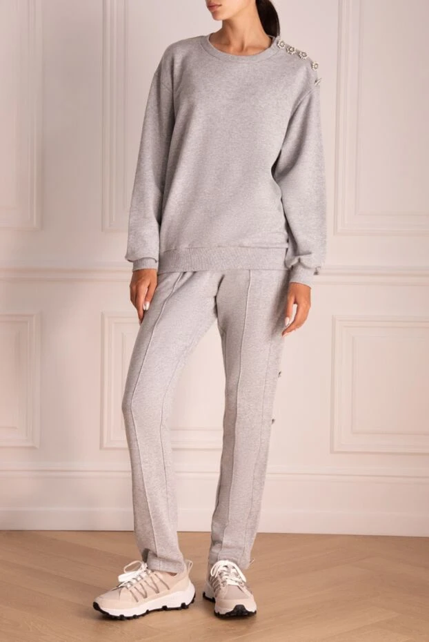 Alexandre Vauthier woman women's gray walking suit made of cotton buy with prices and photos 144027 - photo 2