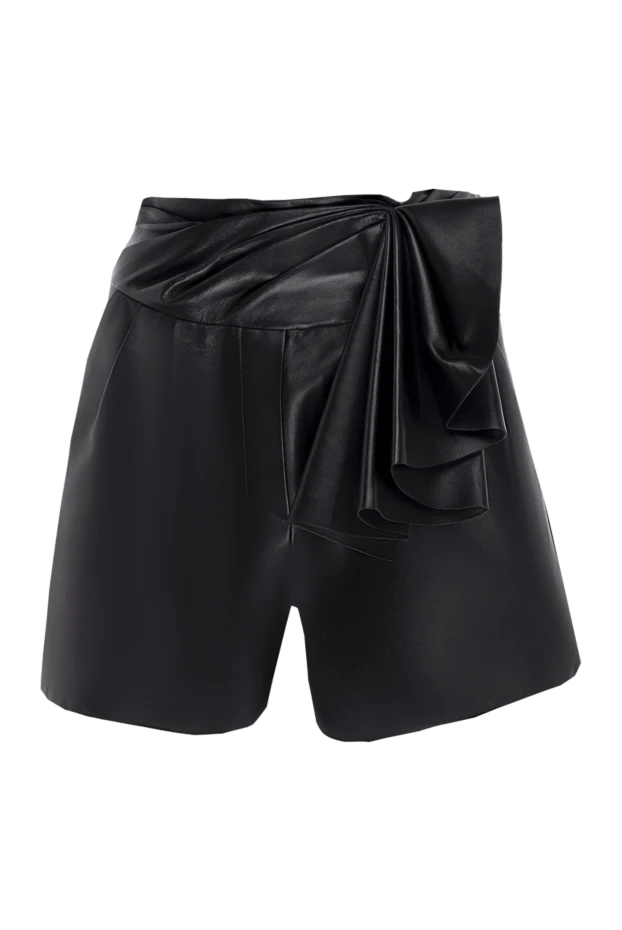 Alexandre Vauthier woman black leather shorts for women buy with prices and photos 144045 - photo 1