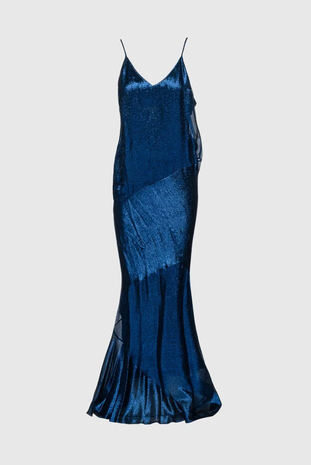 Alexandre Vauthier blue silk and polyester dress for women 144047 - photo 1