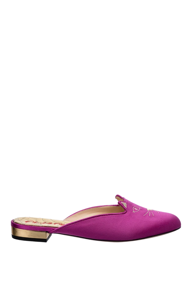 Charlotte Olympia woman pink mules for women buy with prices and photos 144075 - photo 1