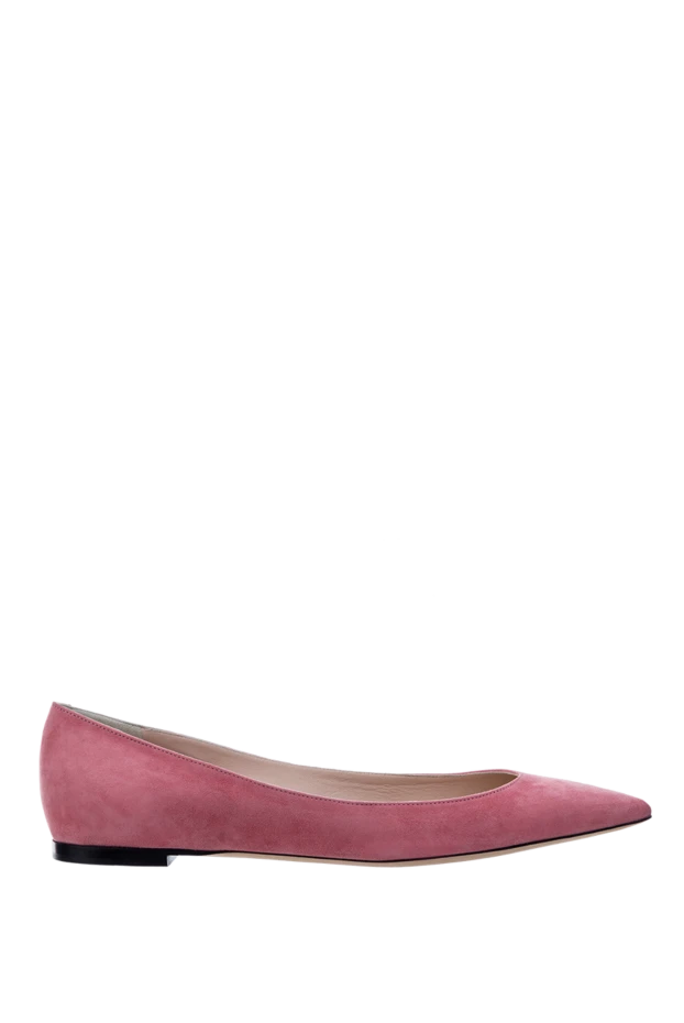 Nina Ricci classic women's pink suede shoes 144076 - photo 1