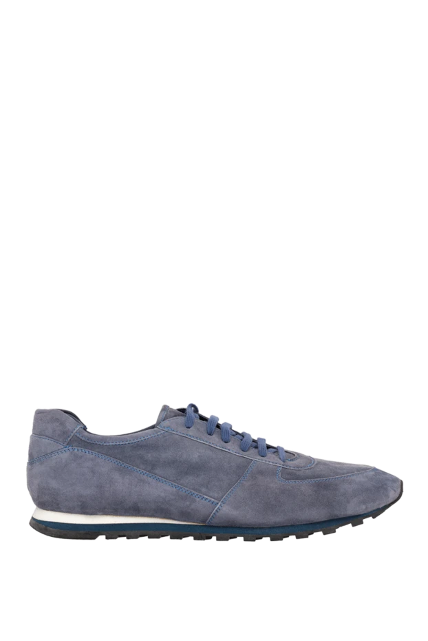 Andrea Ventura man blue suede sneakers for men 144101 - photo 1