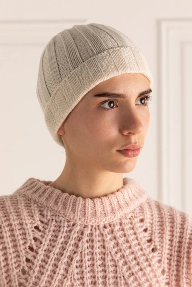Casheart woman beige cashmere hat for women buy with prices and photos 144147 - photo 2