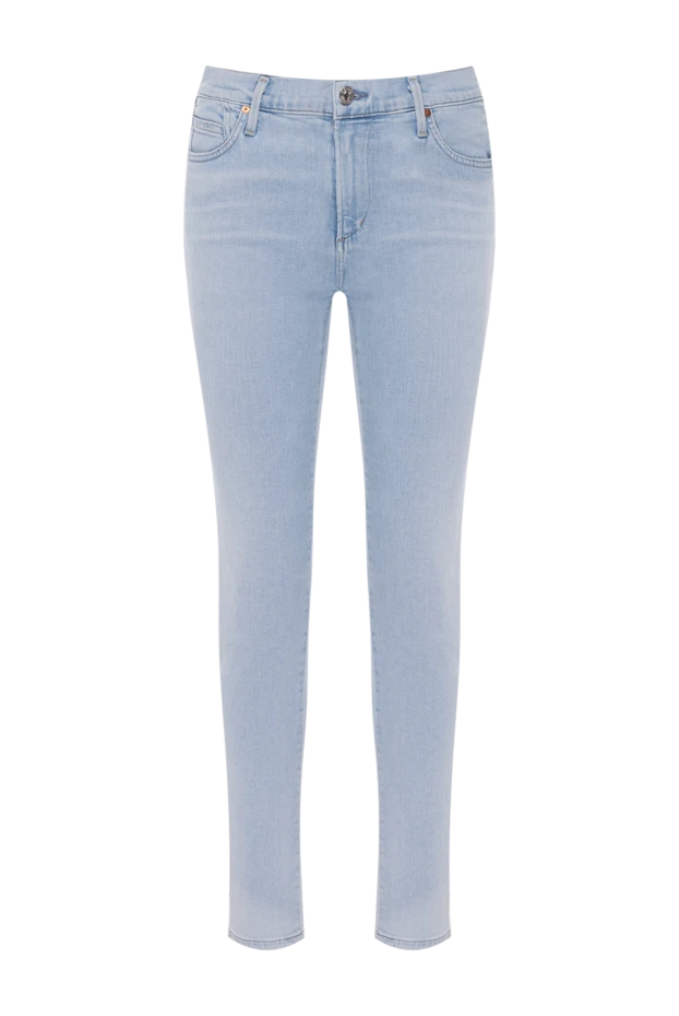 Citizens of Humanity женские джинсы из хлопка голубые женские купить с ценами и фото 144171 - фото 1