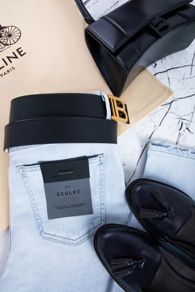 Citizens of Humanity джинси скінні жіночі блакитні стрейчові облягаючі 144171 - фото 3